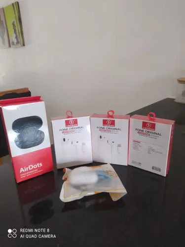 Fones de ouvido para iPhone e smartphone 