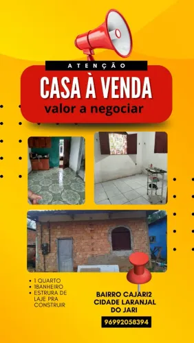 Casa a venda pra construir