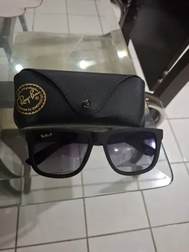 Óculos Ray-Ban Justin Classic RB416l Polarizado cor matte black gray