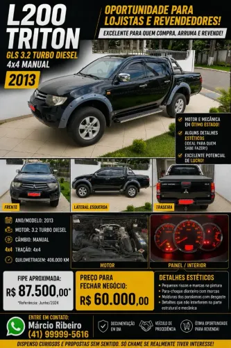 Mitsubishi L200 Triton GLS 3.2 CD TB Int.diesel MEC 2013