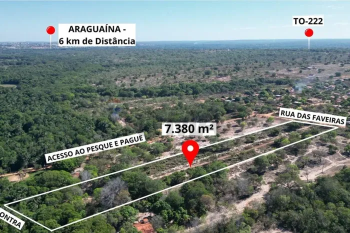 CHÁCARA À VENDA A APENAS 6 KM DE ARAGUAÍNA TO