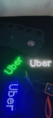 Placa LED Motorista Aplicativo