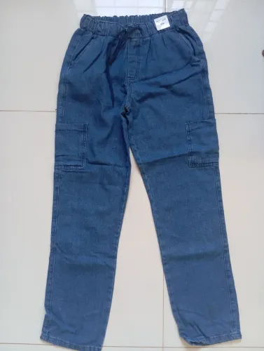 Calça jeans cargo menino 14 anos 