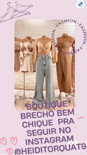 Boutique brechó bem chique