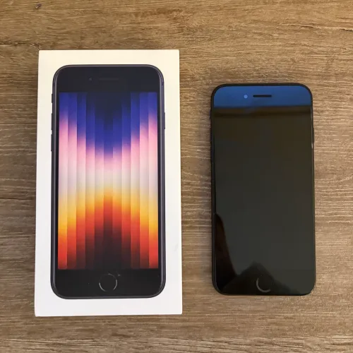 iPhone SE 3ª Geração 64GB Preto Bateria Original 93%