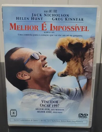 Dvd Original Filme Melhor É Impossível - Jack Nicholson - Dublado e Legendado