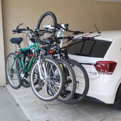 Transbike Altmayer p/3 Bicicletas + Régua Sinalizadora - Excelente Estado!