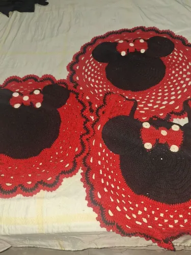 Conjunto de Banheiro da Minnie Novo