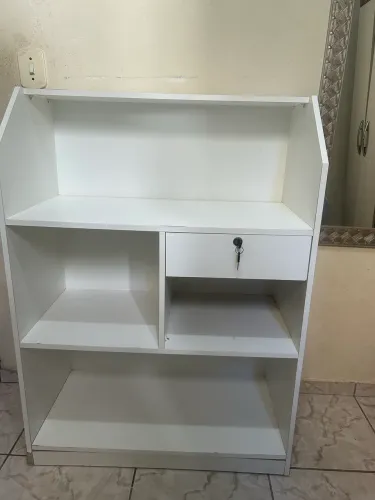 Organizador multifuncional em MDF branco