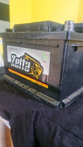 Bateria usada descarregando