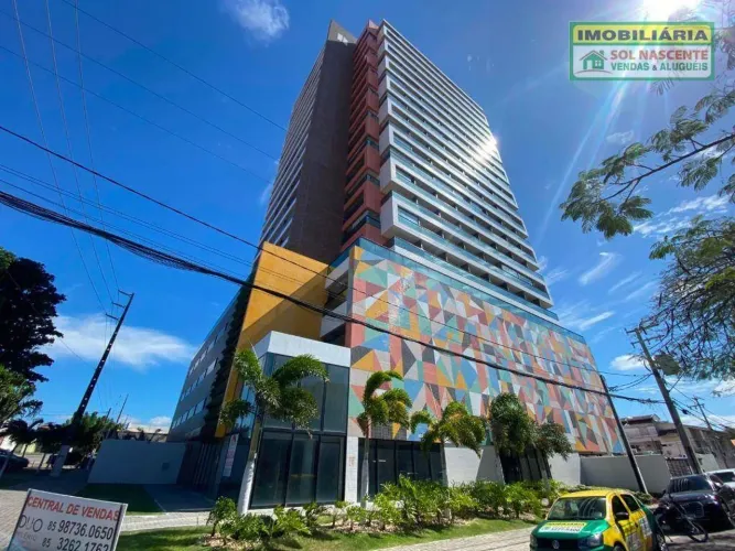 Flat com 1 dormitório para alugar, 30 m² por R$ 3.244,00/mês - Cidade 2000 - Fortaleza/CE