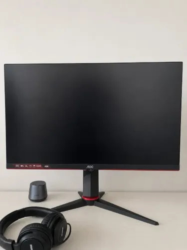 Monitor Gamer 27G2S/BK 27'' 165hz 1ms Va,  Preto/Vermelho Aoc 