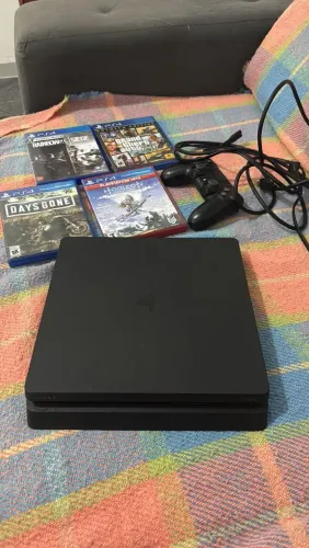 Playstation 4 pro 1tb+ controle+jogos