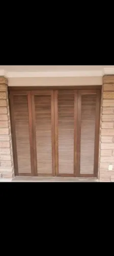 Porta janela de itauba 200x210 completa 