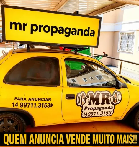 Divulgação com Carro de Som