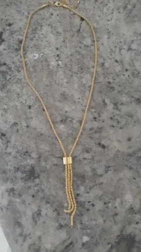 Semijoia Colar Dourado