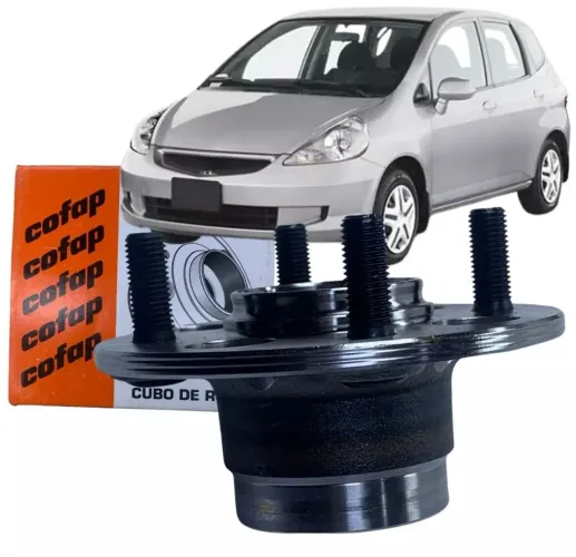 Cubo traseiro honda fit 2003 a 2008 sem abs