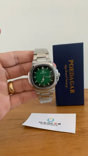 Poedagar Masculino Aço Inoxidável - Novo