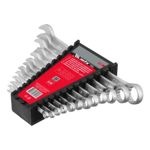 Jogo de chaves MTX 12 peças 6-22 mm para manutenção