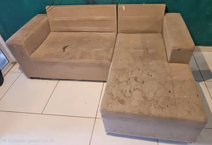 Sofa cheise 3 lugares 