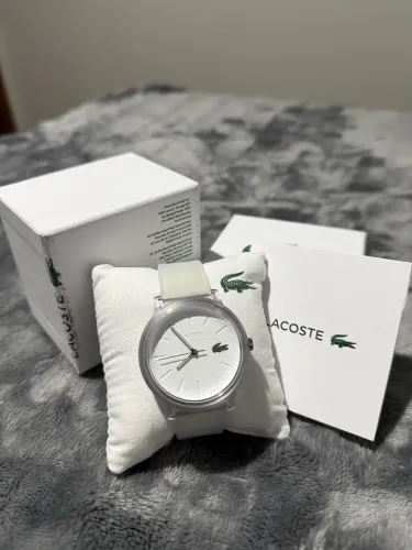 Relogio Lacoste Branco - Original
