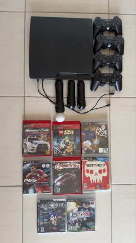 PS3 - 1TB - Completo e jogos - Made in Japão 