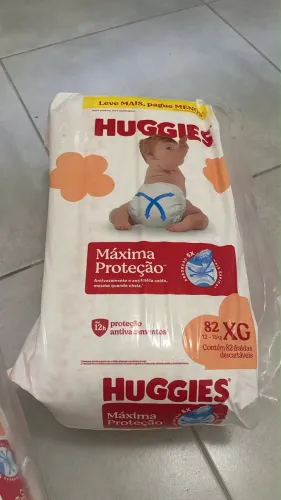 Fraldas Huggies XG