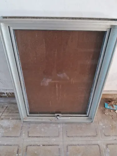 Janela basculante inox 80x60 cm
