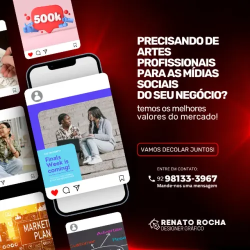 Design Profissional para Redes Sociais e Empreendimentos - Artes Exclusivas