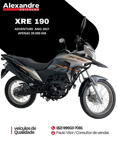 HONDA XRE 190CC 2021