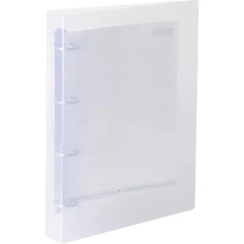Fichario em PVC Transparente 4 Argolas 26x34cm - Dac