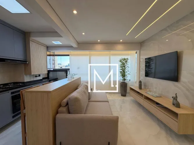 Apartamento mobiliado com 1 dormitório, 40 m² - venda por R$ 680.000 ou aluguel por R$ 6.8