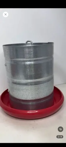 comedouro de aco 5kg para galinhas Novos