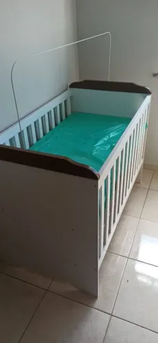 Berço Americano 3 em 1 com Colchão Incluso