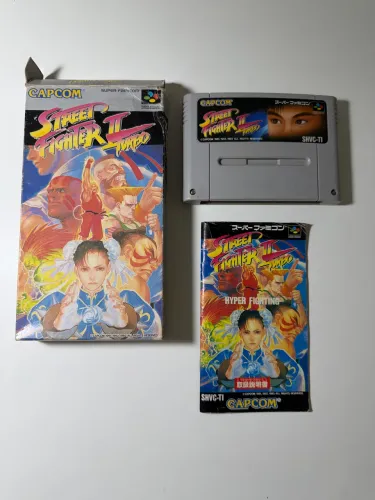 Street Fighter II Turbo - Super Famicom (Japão) Original CIB | Capcom