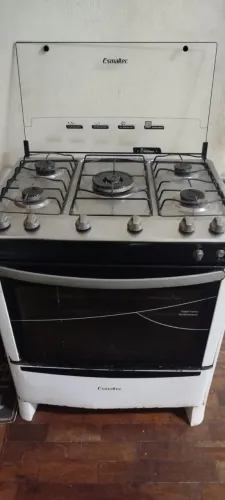 Fogão 5 Bocas Esmaltec Acendimento Automático e Forno com grade Dupla