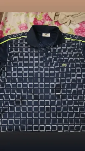 Polo Quadri Lacoste azul escuro 