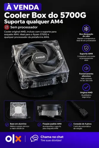 Cooler box para am4 AMD