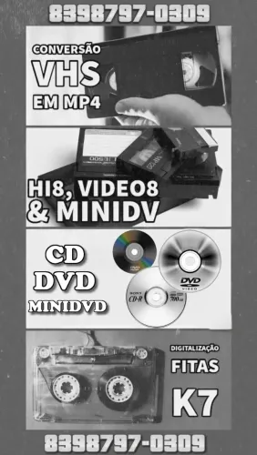 HI8, Minidv, VHS e Outros