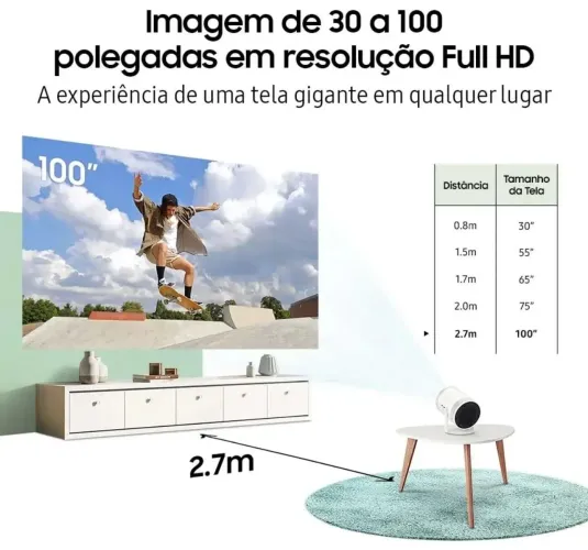 Projetor Samsung The Freestyle