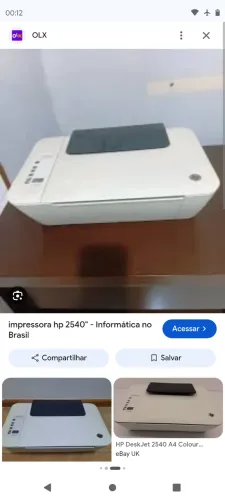 Impressora Hp 2540 ótimo estado tem que colocar tinta