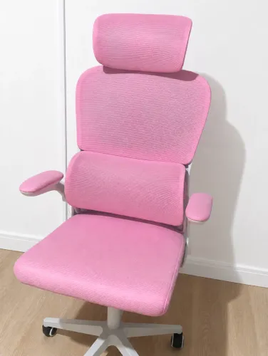 Cadeira de escritório rosa NOVA