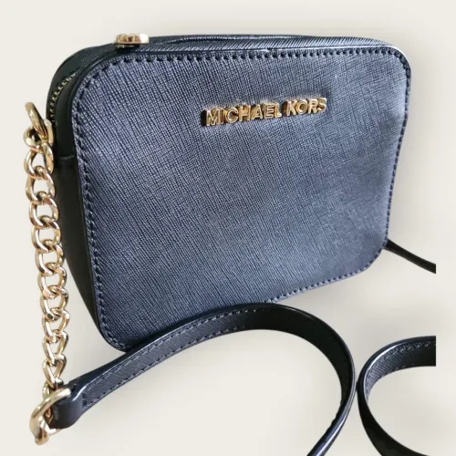 bolsa mini Michael Kors saffiano preta original