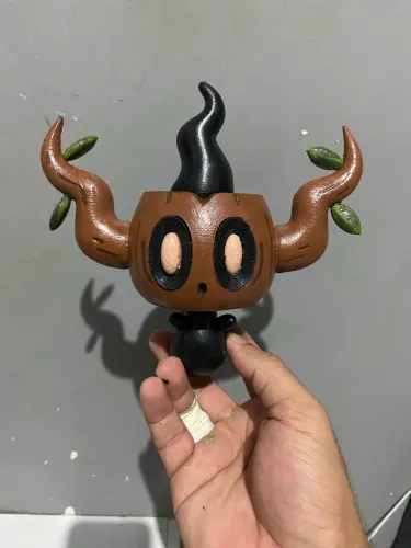 Pokémon phantump em impressão 3D