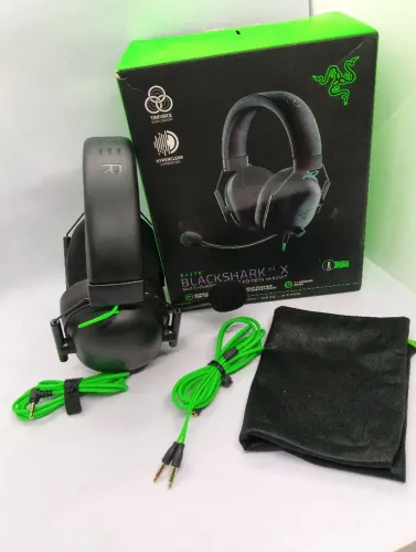 Headset Razer BlackShark V2 X Preto (Completo na Caixa)