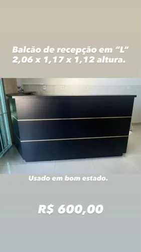 Balcão de recepção