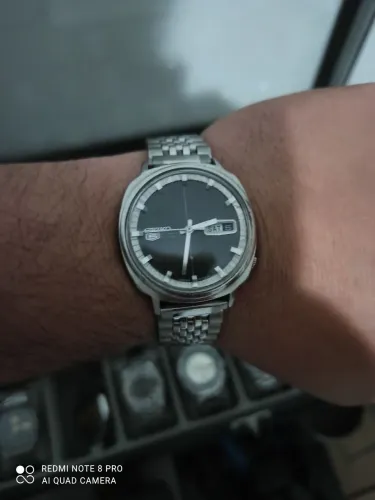 Relógio Seiko 5 6119-8090 Cinza 