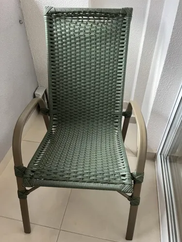 Cadeira de alumínio varanda