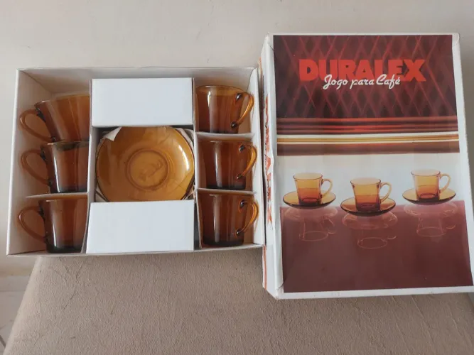 JOGO PARA CAFÉ DURALEX NA CX