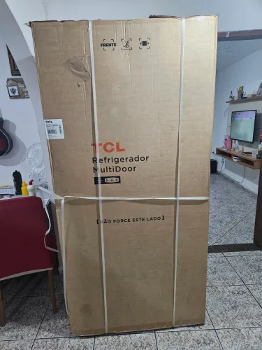 Geladeira TCL 589L Multidoor 4 Portas Inverter Espaço Flex Inox 110V - NOVA NA CAIXA